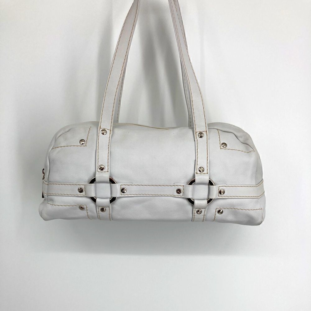 Marco Buggiani Leather Shoulder Bag Starry Sky Color Made in Italy